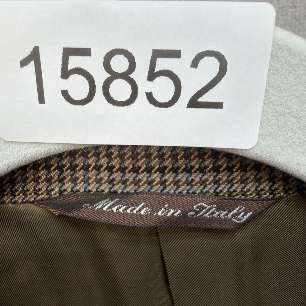 Canali Blazer 40R Silk Wool Brown Sport Coat Made in Italy - Picture 11 of 11